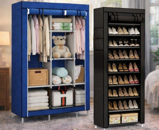 COMBO ORGANIZADORES - Armario 3 cuerpos + zapatero